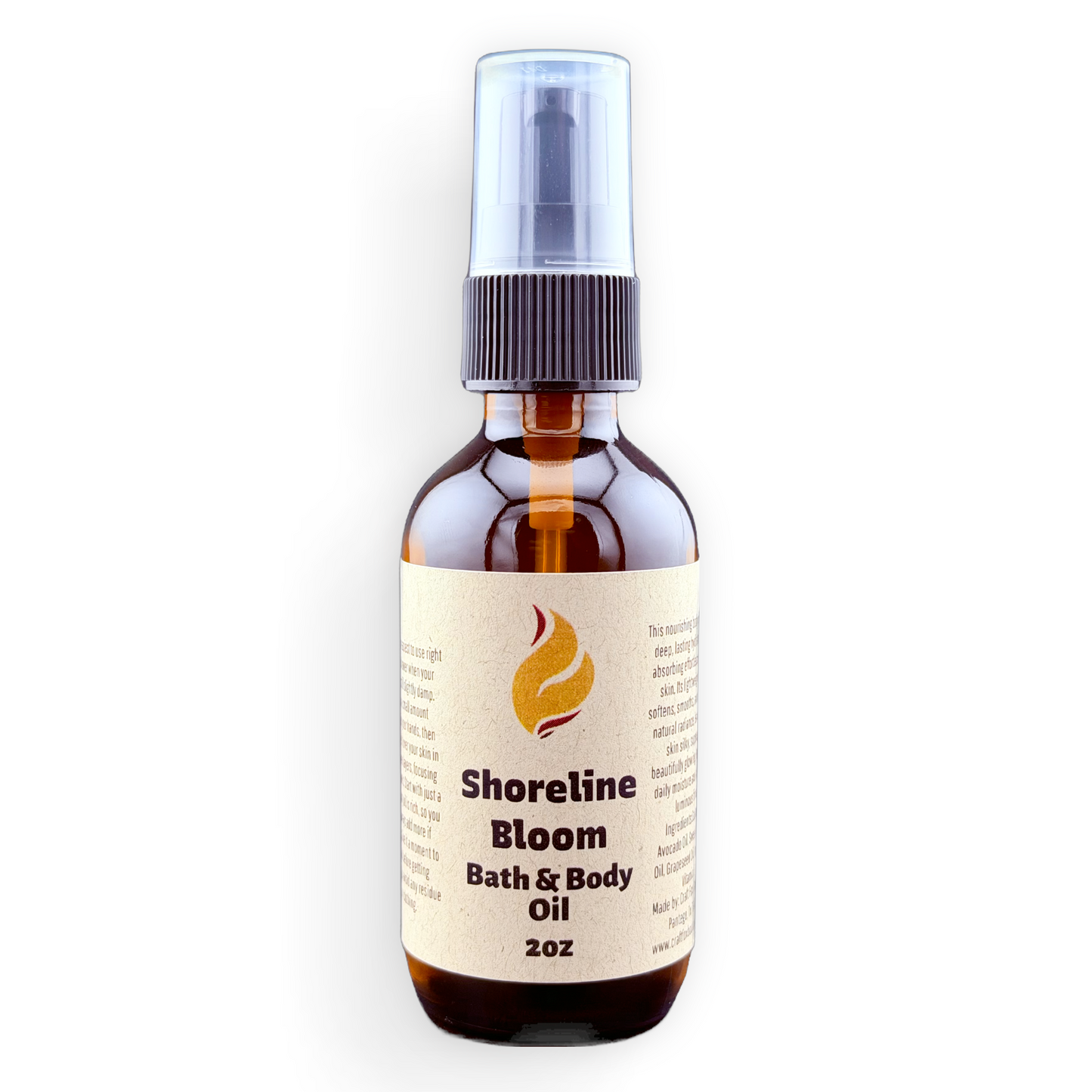 Shoreline Bloom 2oz Bath and Body Oil