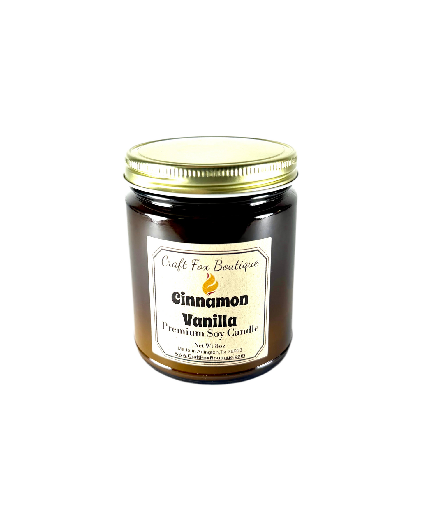Cinnamon Vanilla 8oz Soy Candle