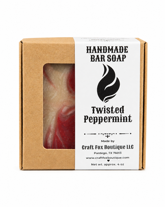 Twisted Peppermint Bar Soap