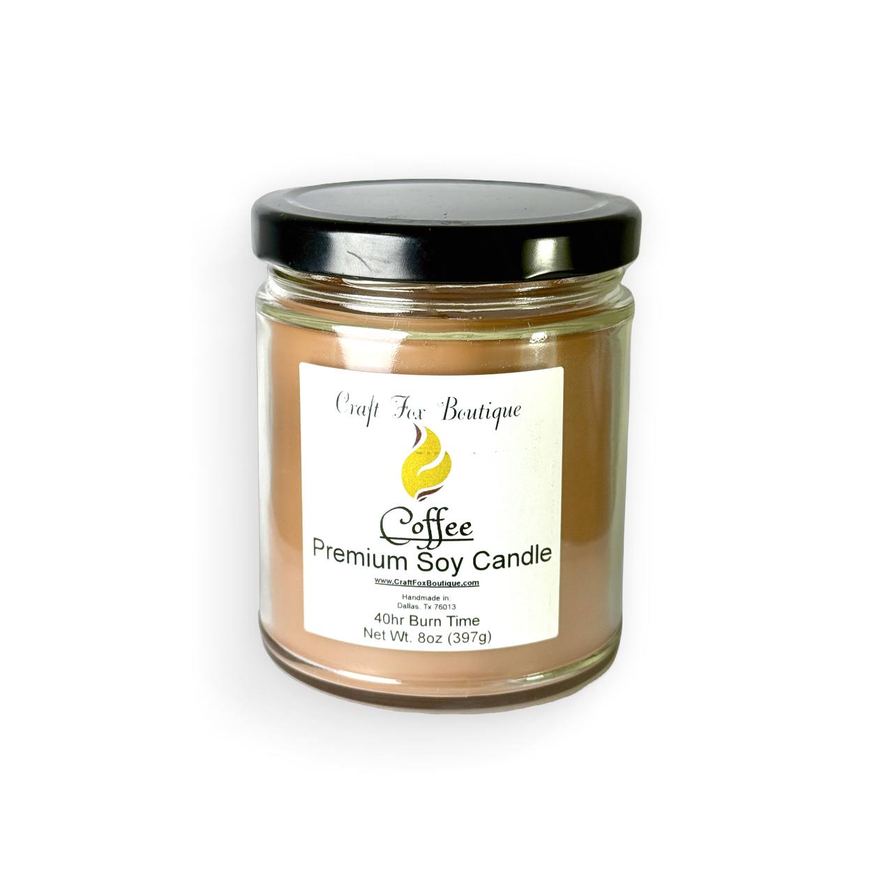 Coffee 8oz Soy Candle