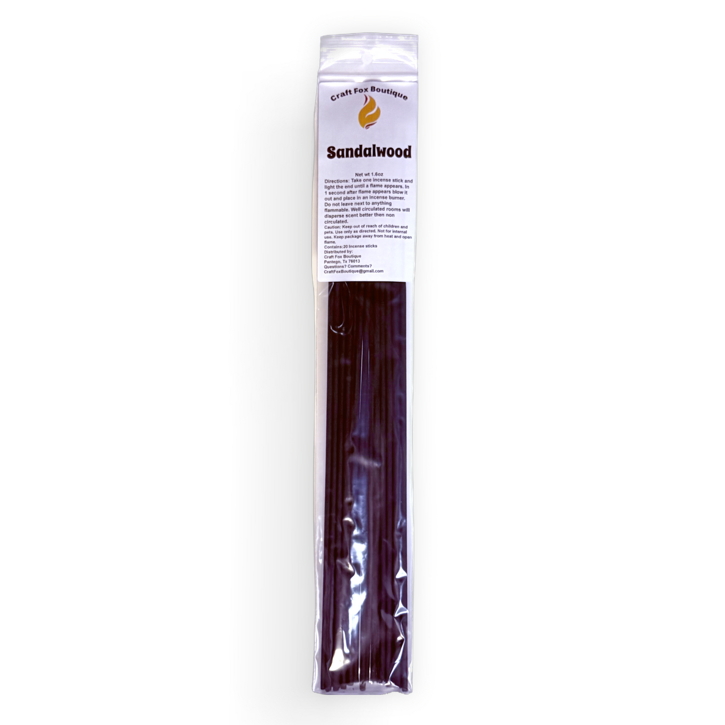 Sandalwood Incense 20ct Sticks