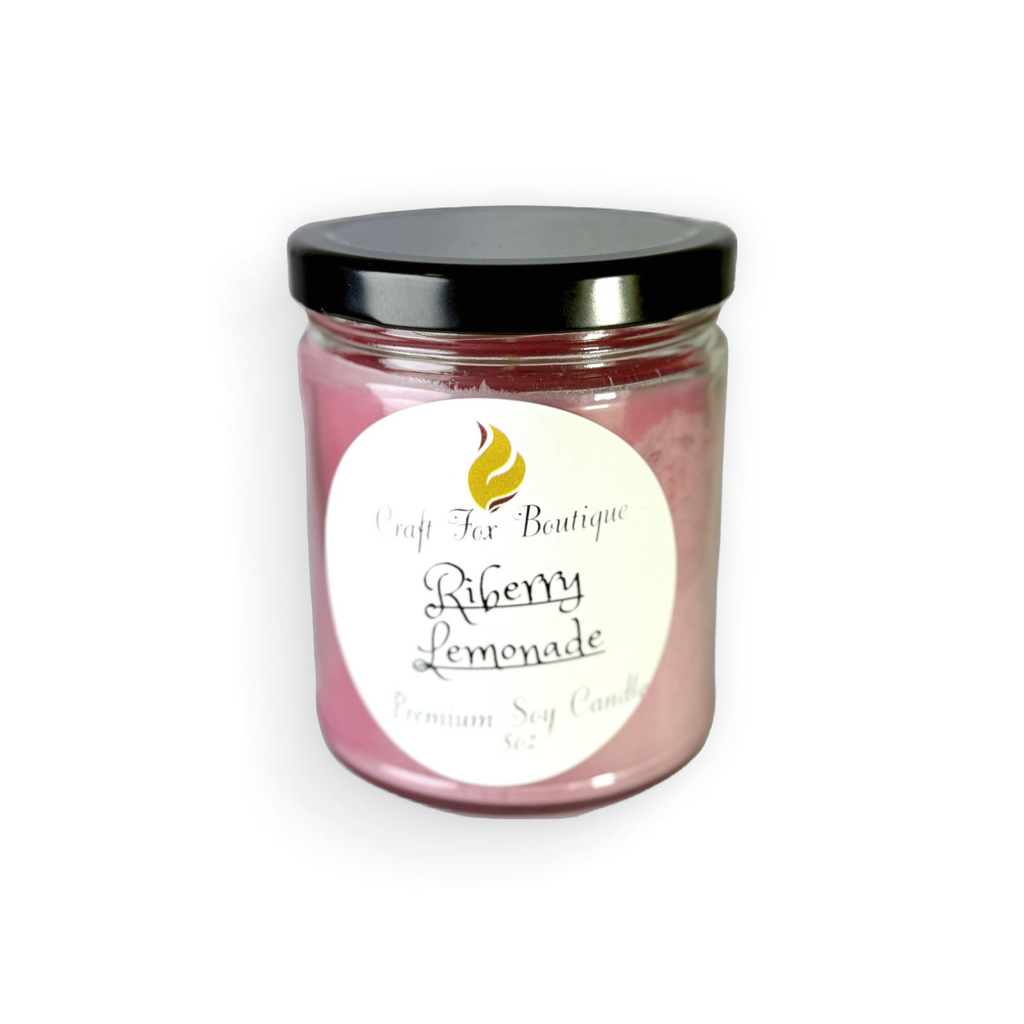Riberry Lemonade 8oz Soy Candle