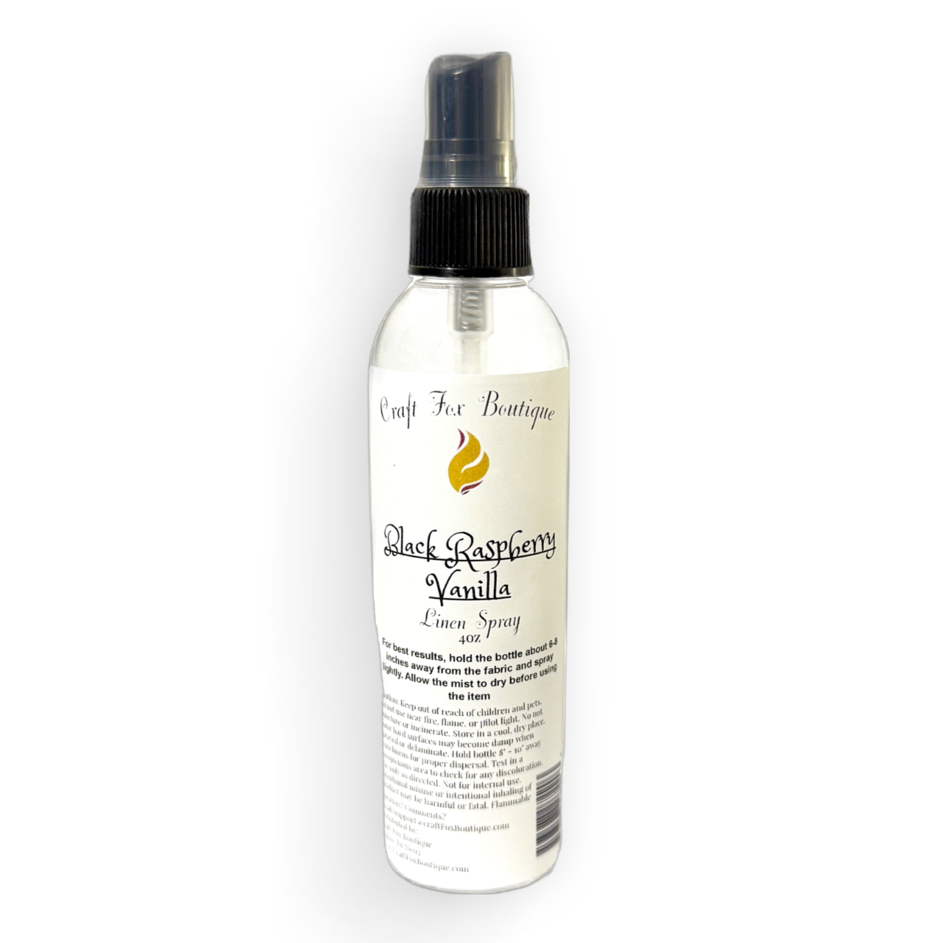 Black Raspberry Vanilla Linen Spray 4oz