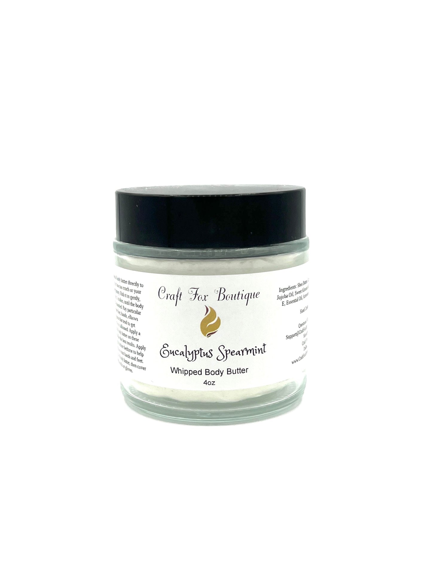 4oz Eucalyptus Spearmint Whipped Body Butter