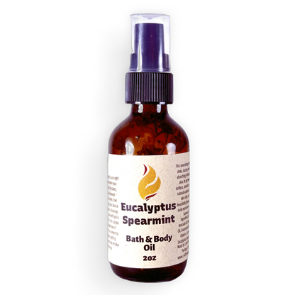 Eucalyptus Spearmint 2oz Bath And Body Oil