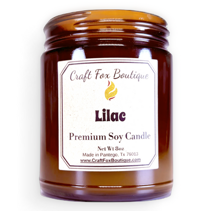 Lilac 8oz Soy Candle