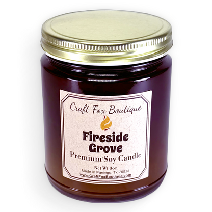 Fireside Grove 8oz Soy Candle
