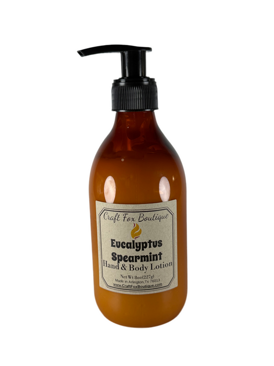 Eucalyptus Spearmint 8oz Lotion