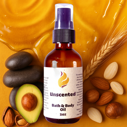 Unscented 2oz Bath and Body Oi