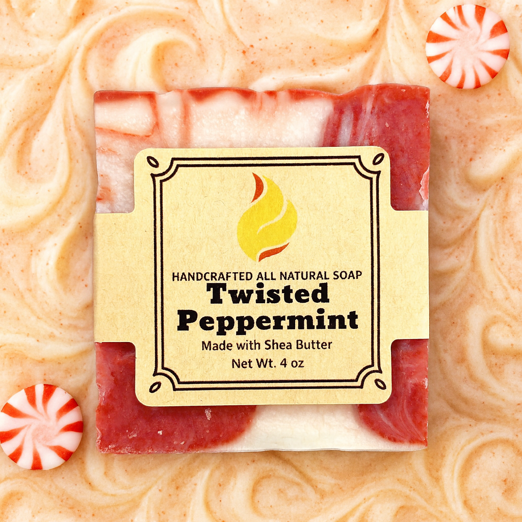 Twisted Peppermint Bar Soap