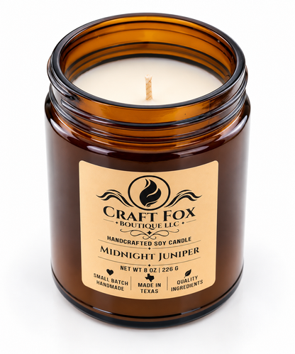 Midnight Juniper | 8 oz Candle