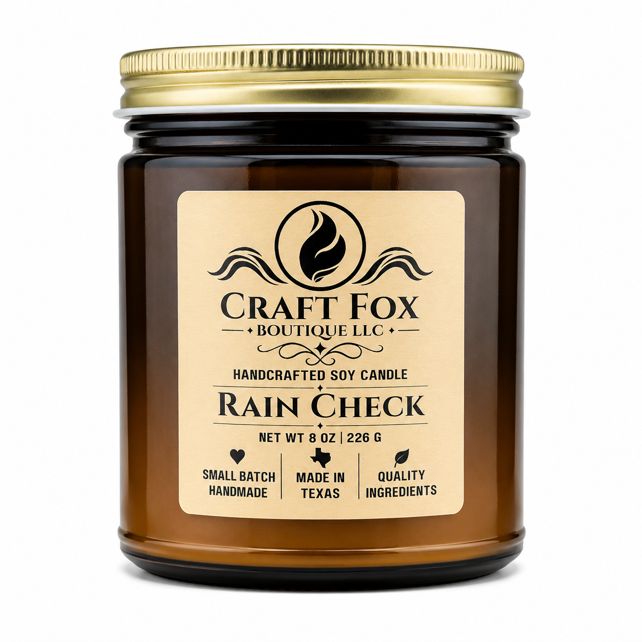 Rain Check — 8 oz Handmade Soy Candle