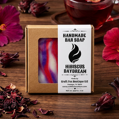 Hibiscus Daydream Bar Soap