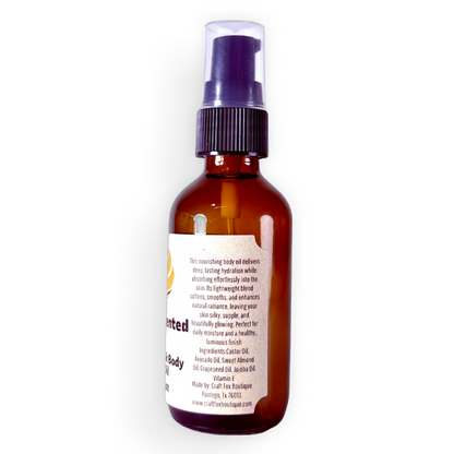 Unscented 2oz Bath and Body Oi