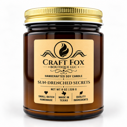 Sun-Drenched Secrets | 8 oz Candle