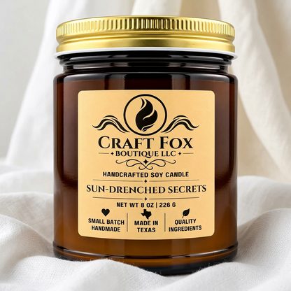 Sun-Drenched Secrets | 8 oz Candle