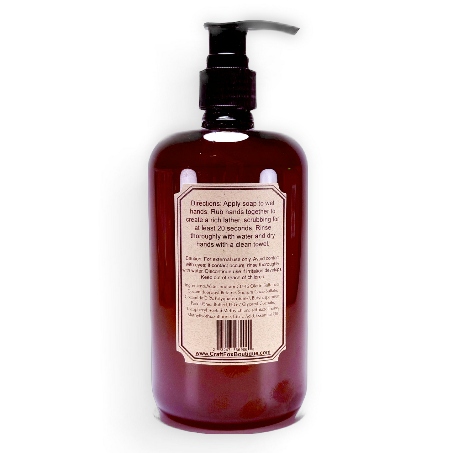Honey Orange 16oz Hand Soap