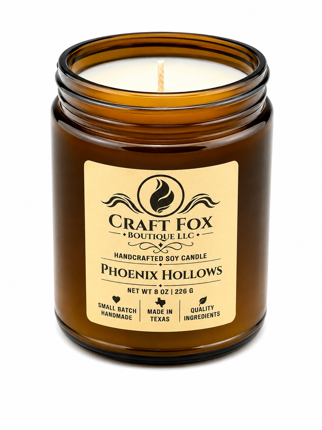 Phoenix Hollows 8oz Soy Candle