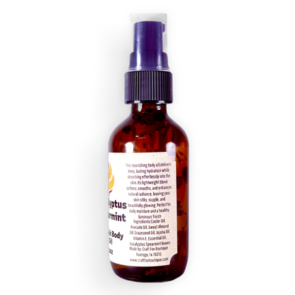 Eucalyptus Spearmint 2oz Bath And Body Oil