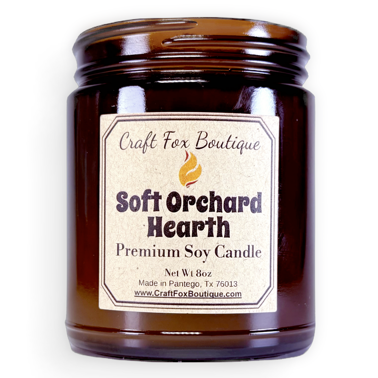 Soft Orchard Hearth 8oz Soy Candle