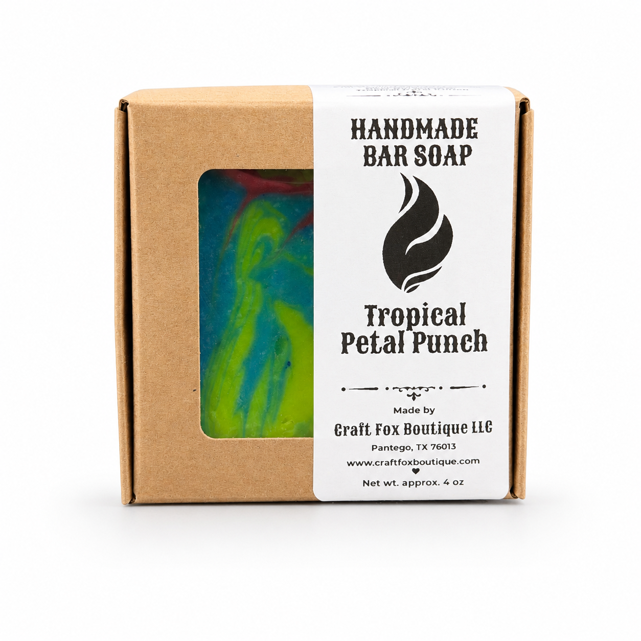 Tropical Petal Punch Handmade Cold Process Bar Soap – 4 oz