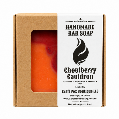Ghoulberry Cauldron Handmade Cold Process Bar Soap – 4 oz
