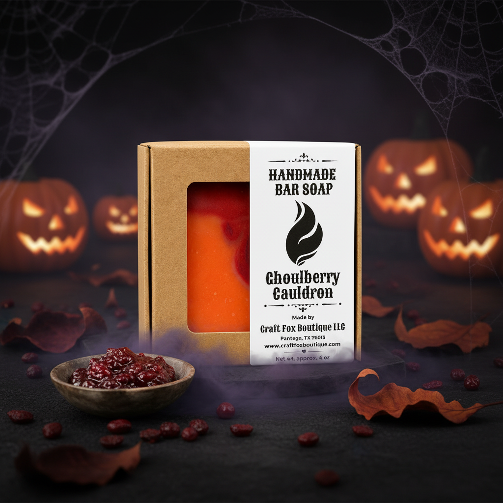 Ghoulberry Cauldron Handmade Cold Process Bar Soap – 4 oz