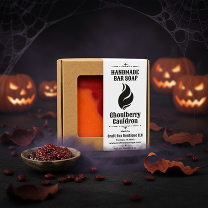 Ghoulberry Cauldron Handmade Cold Process Bar Soap – 4 oz