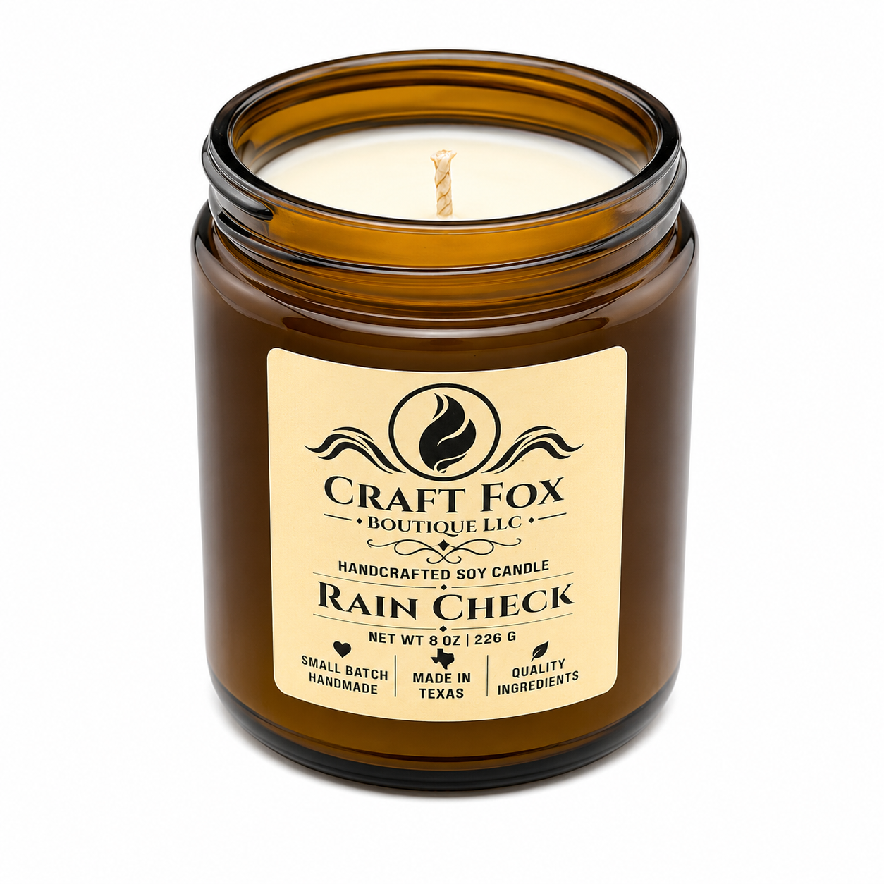 Rain Check — 8 oz Handmade Soy Candle