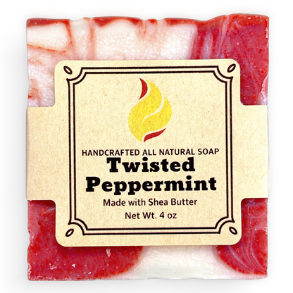 Twisted Peppermint Bar Soap