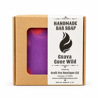 Guava Gone Wild Handmade Cold Process Bar Soap – 4 oz