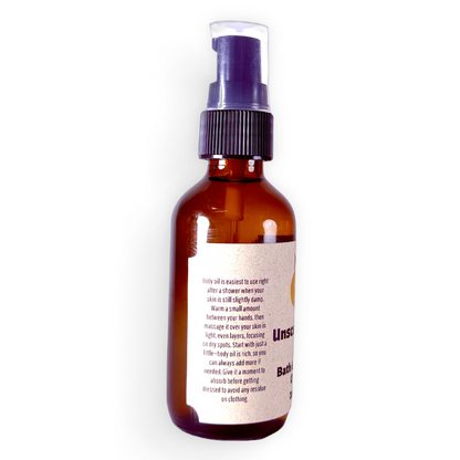 Unscented 2oz Bath and Body Oi