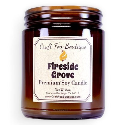 Fireside Grove 8oz Soy Candle
