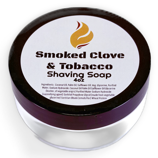 Smoked Clove & Tobacco Shaving Soap
