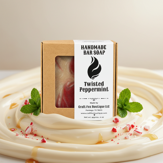 Twisted Peppermint Bar Soap