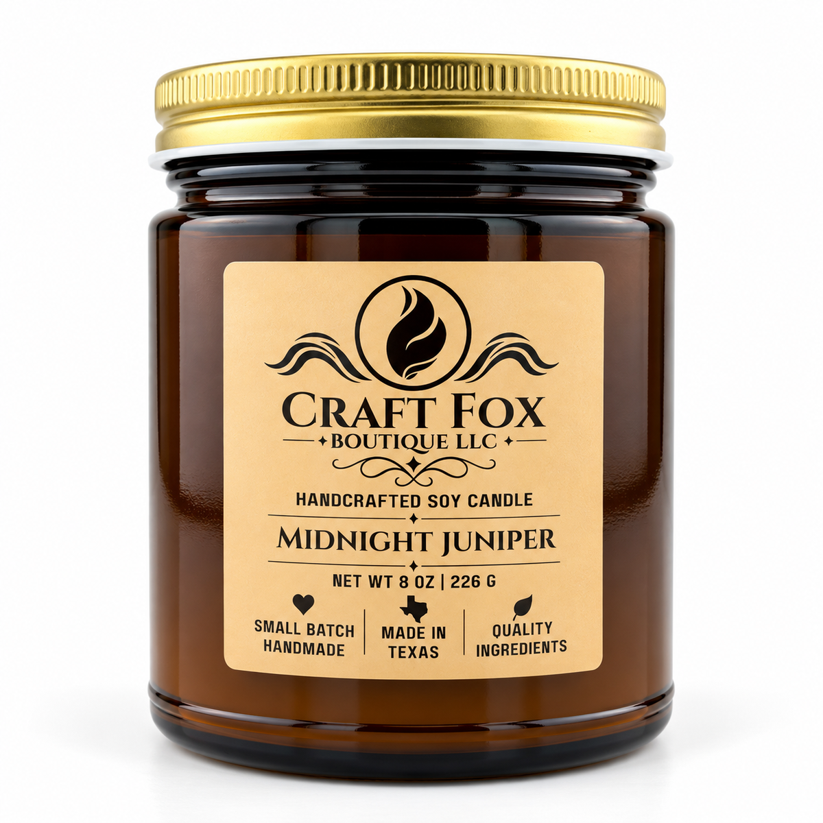 Midnight Juniper | 8 oz Candle