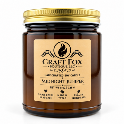 Midnight Juniper | 8 oz Candle
