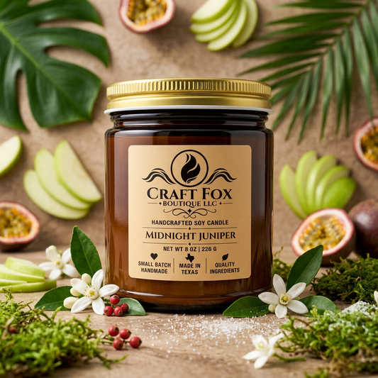 Midnight Juniper | 8 oz Candle