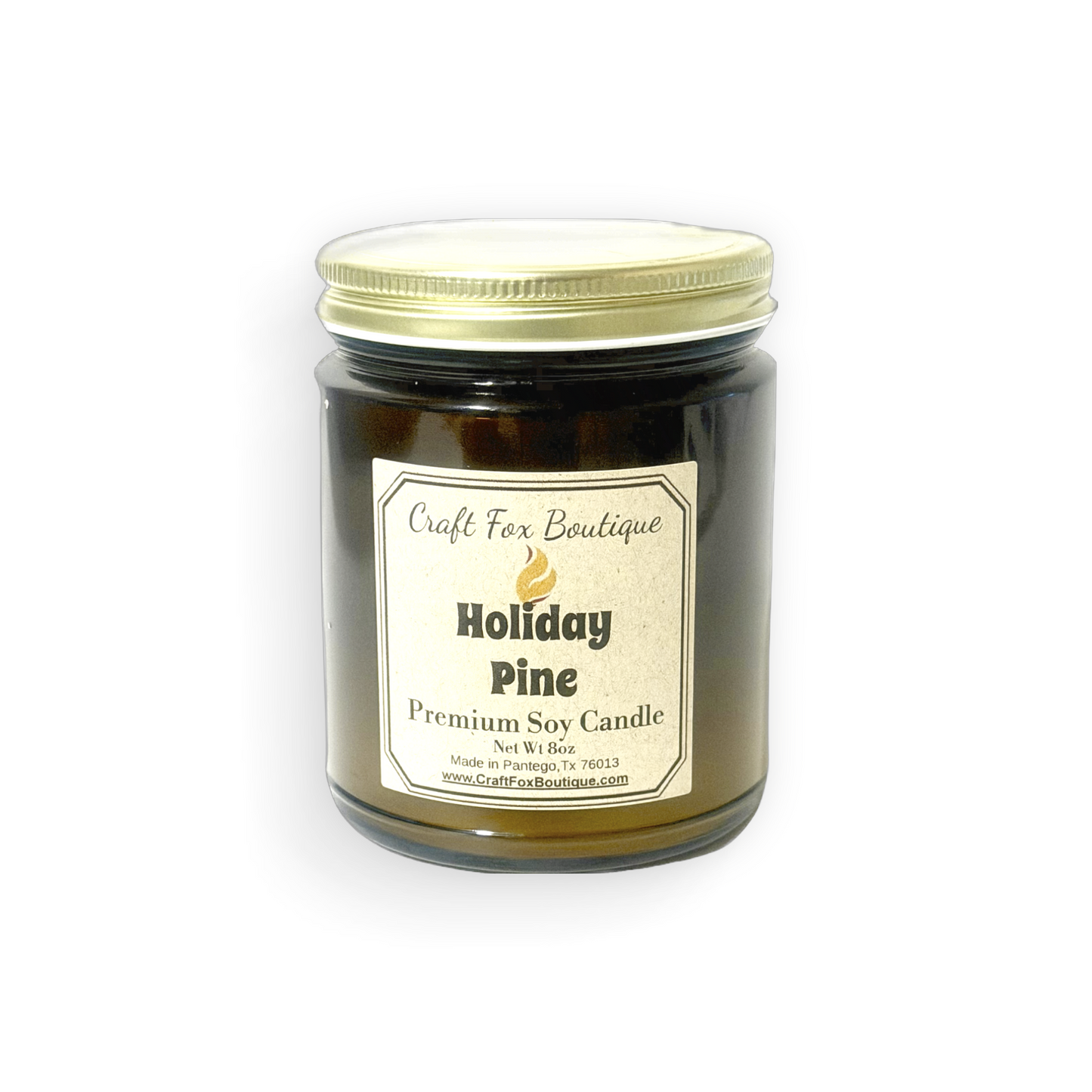 Holiday Pine 8oz Soy Candle