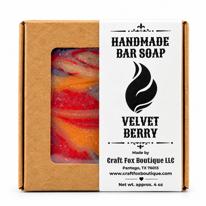 Velvet Berry Bar Soap