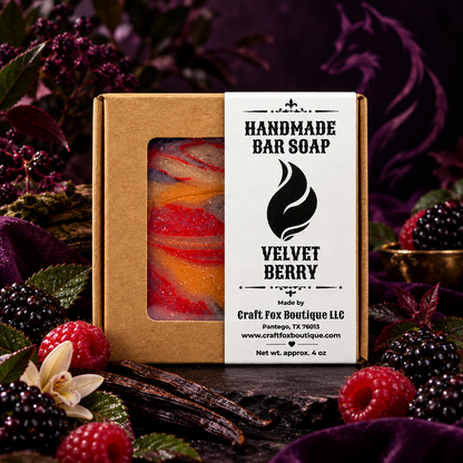 Velvet Berry Bar Soap