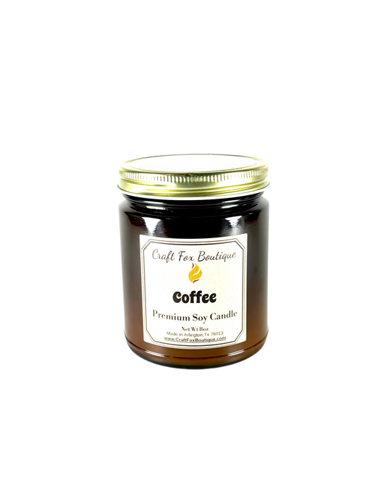 Coffee 8oz Soy Candle
