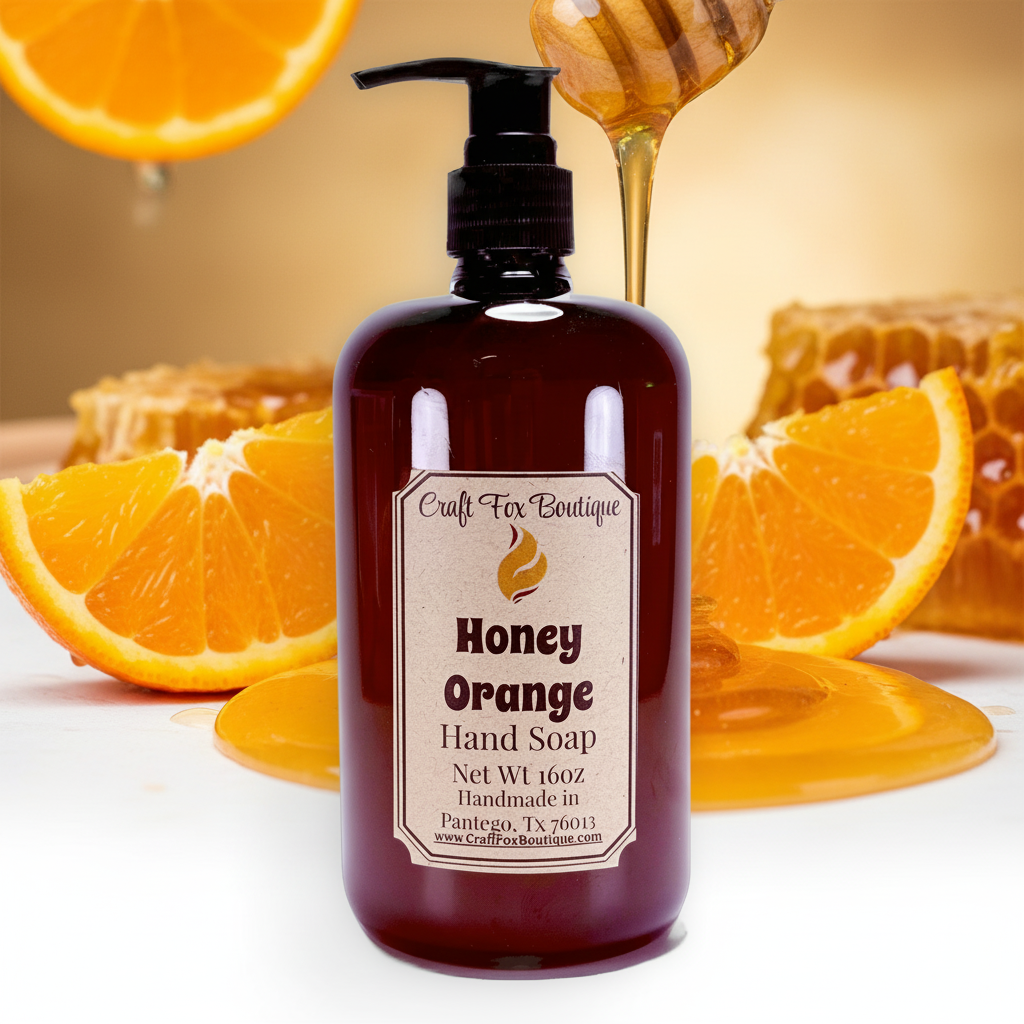 Honey Orange 16oz Hand Soap