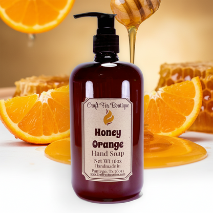 Honey Orange 16oz Hand Soap