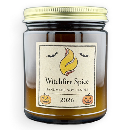 WitchFire Spice Halloween 8oz Soy Candle