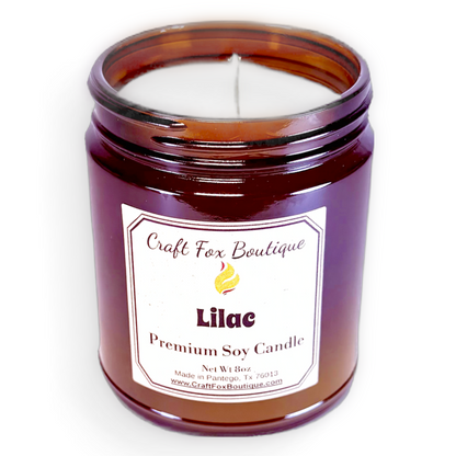 Lilac 8oz Soy Candle
