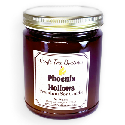 Phoenix Hollows 8oz Soy Candle