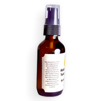 Mahogany Teakwood 2oz Bath and Body Oil