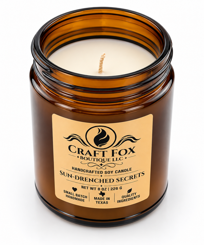 Sun-Drenched Secrets | 8 oz Candle