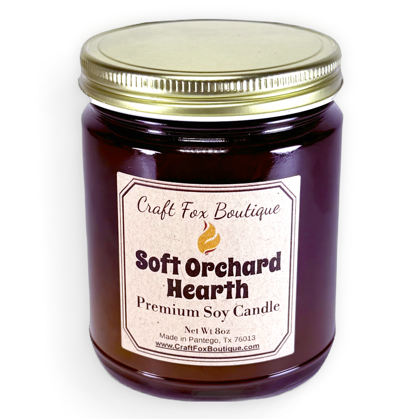 Soft Orchard Hearth 8oz Soy Candle